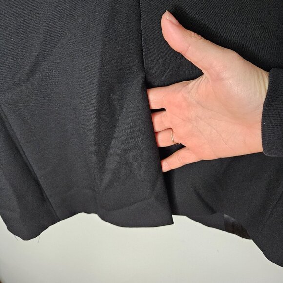 SANDRO Paris Wool Men's Blazer Jacket Sz S Black Single Breast Designer - Picture 9 of 10